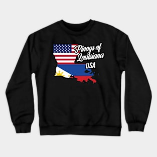 Filipinos of Louisiana Design for Proud Fil-Ams Crewneck Sweatshirt